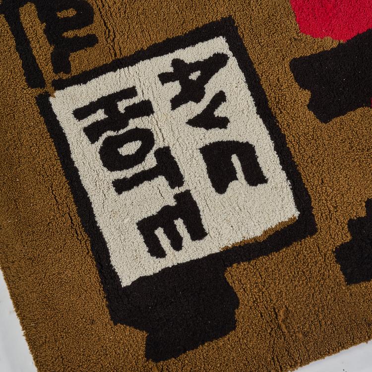 Bild 2 zu Objekt, Artist carpet 'Comme Jean-Michel matta', 1980s, Jean-Charles de Castelbajac, 179A 136