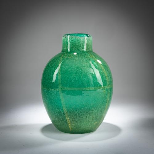 Vase 'Sommerso a bollicine', um 1934-36