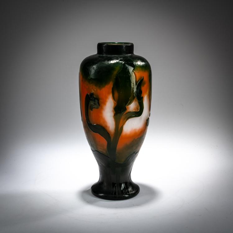 Hauptbild zu Objekt, Martel&eacute;-Vase 'Tulipes', 1898/99, Henri Berg&eacute;, Daum Fr&egrave;res, Nancy, 180A 5