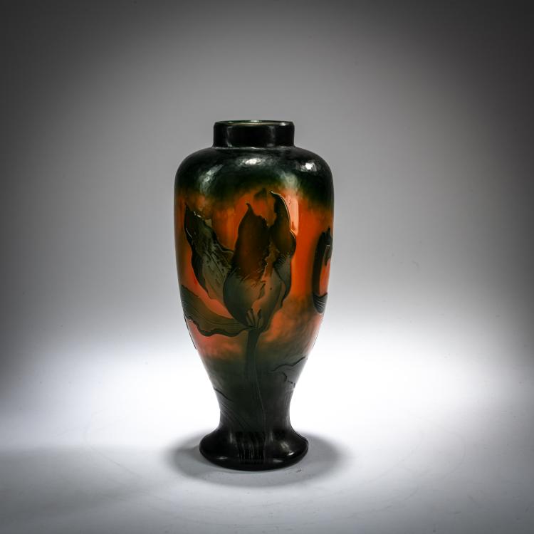 Bild 1 zu Objekt, Martel&eacute;-Vase 'Tulipes', 1898/99, Henri Berg&eacute;, Daum Fr&egrave;res, Nancy, 180A 5