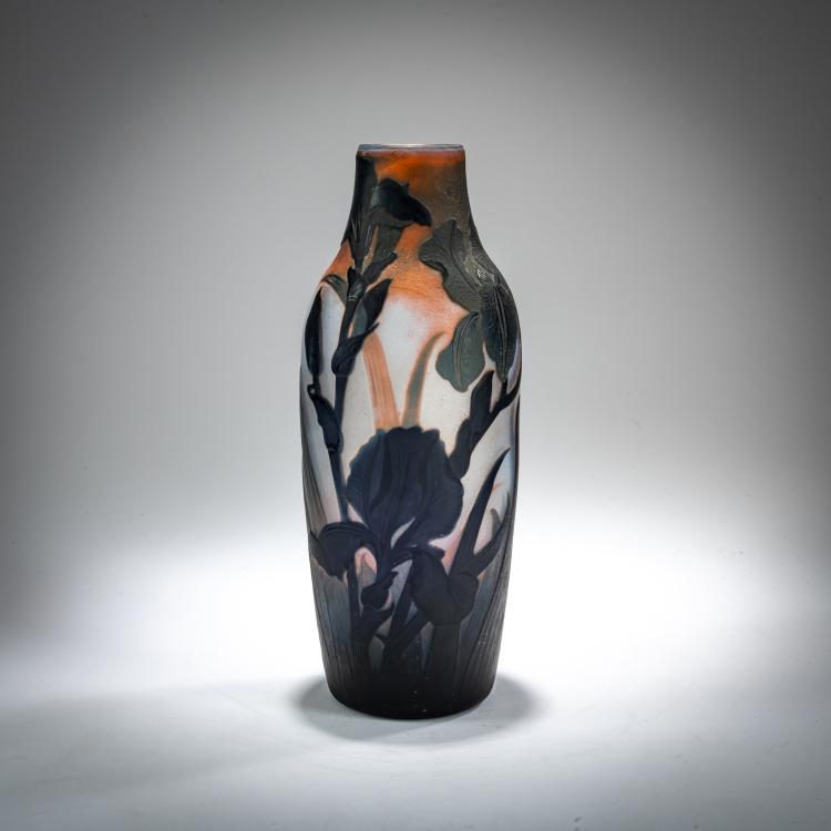 Hauptbild zu Objekt, Vase 'Iris', 1910-15, Muller Fr&egrave;res, Lun&eacute;ville, 180A 77