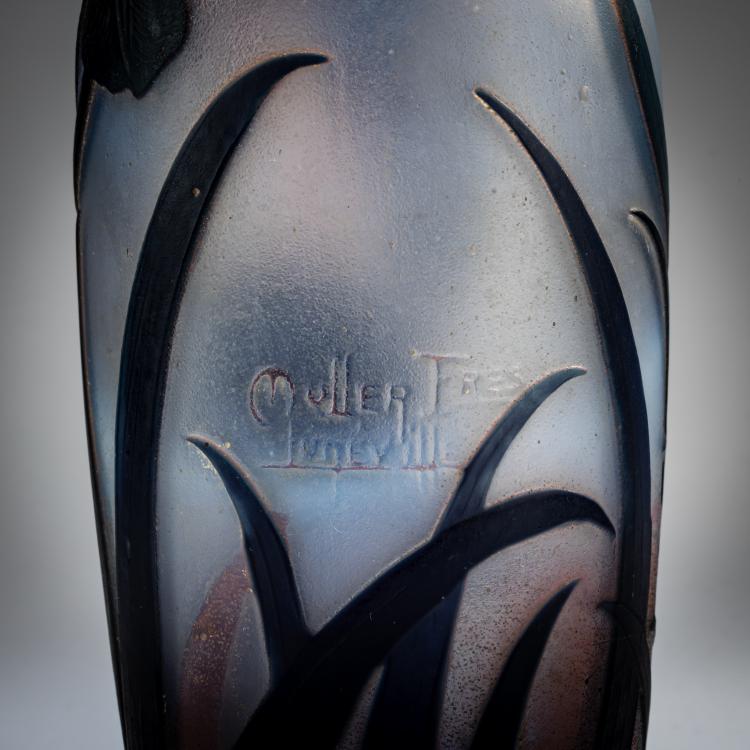 Bild 2 zu Objekt, Vase 'Iris', 1910-15, Muller Fr&egrave;res, Lun&eacute;ville, 180A 77