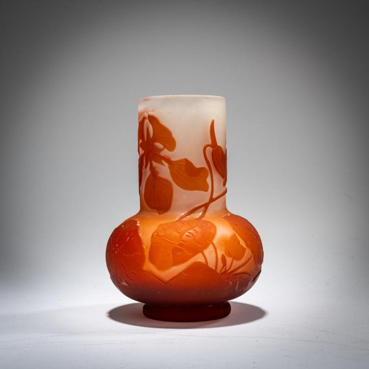 Hauptbild zu Objekt, Kleine Vase 'Mauves', 1905-08, Gall&eacute;, Nancy, 180A 53