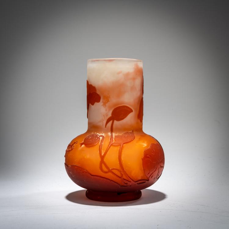 Bild 1 zu Objekt, Kleine Vase 'Mauves', 1905-08, Gall&eacute;, Nancy, 180A 53