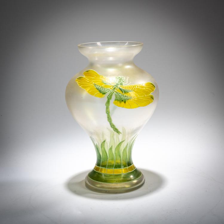 Bild 2 zu Objekt, Vase 'Libellen', nach 1900, Heckert, Fritz, Petersdorf / Piechowice, 180A 131