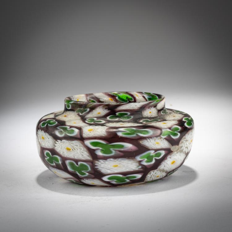 Hauptbild zu Objekt, Kleine Vase 'Murrine', um 1910, Toso, Fratelli, Murano, 179B 613