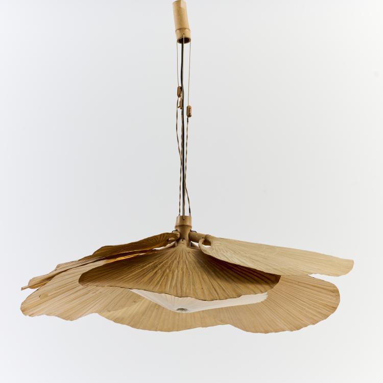 Hauptbild zu Objekt, Ceiling light 'Hana II' from the 'Uchiwa' series, 1974, Ingo Maurer, Design M, Ingo Maurer, M&uuml;nchen, 179A 318