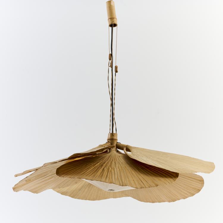 Bild 1 zu Objekt, Ceiling light 'Hana II' from the 'Uchiwa' series, 1974, Ingo Maurer, Design M, Ingo Maurer, M&uuml;nchen, 179A 318