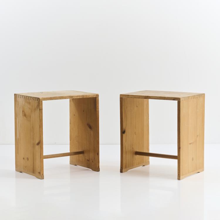 Hauptbild zu Objekt, Two 'Ulm stools', 1953, Max Bill,Hans Gugelot,Paul Hildinger, Hochschule f&uuml;r Gestaltung, Ulm (HFG); Hildinger, Paul, 179A 208