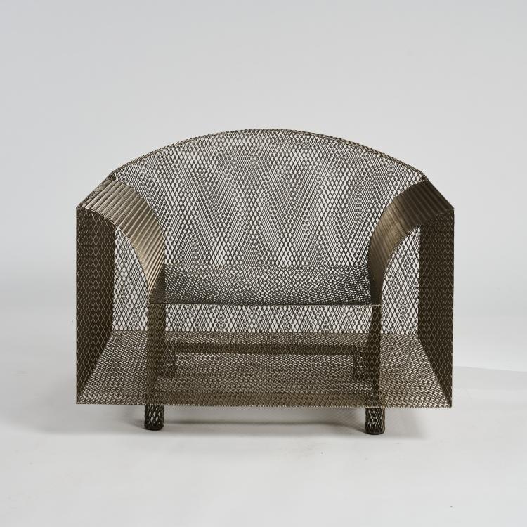 Hauptbild zu Objekt, Armlehnsessel 'How High The Moon', 1986 (Entwurf), Shiro Kuramata, Vitra, Birsfelden, 179A 391