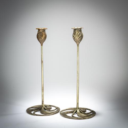 Two candlesticks, 1902-04