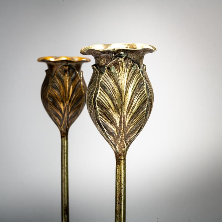 Bild 1 zu Objekt, Two candlesticks, 1902-04, Abel Landry, La Maison Moderne, Paris, 180A 225
