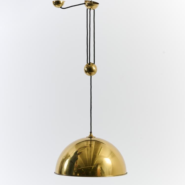 Bild 1 zu Objekt, Ceiling light 'Duos 36 - Central Pull', 1980s, Florian Schulz, Schulz, Florian GmbH Licht und Objekt, Ludwigsburg; VS Manufaktur, Ludwigsburg, 179A 430