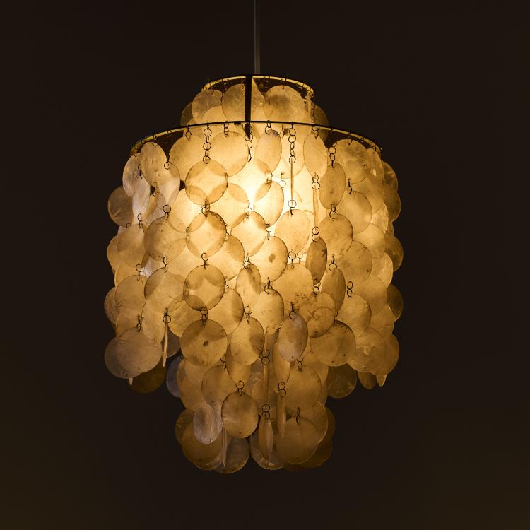 Bild 1 zu Objekt, Deckenleuchte 'Fun 2 DM', 1964, Verner Panton, L&uuml;ber AG, Schweiz, 179A 26