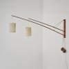 Counterweight double arm wall lamp, c. 1958