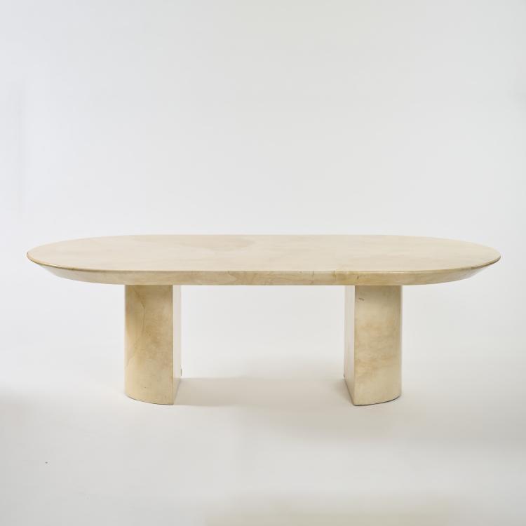 Bild 2 zu Objekt, Large 'Knife Edge Dining Table' dining table, c. 1979, Karl Springer, Springer, Karl, New York, 179A 351