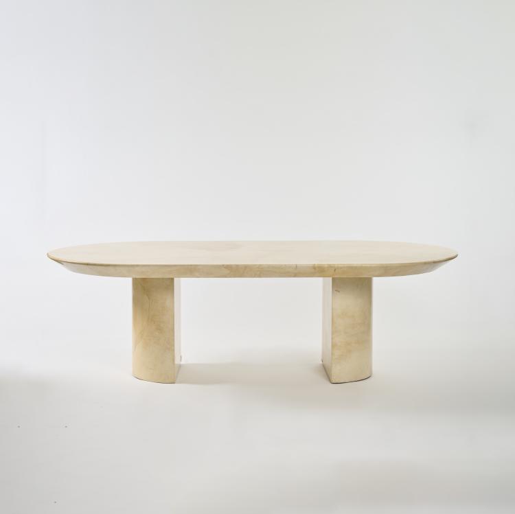 Bild 3 zu Objekt, Large 'Knife Edge Dining Table' dining table, c. 1979, Karl Springer, Springer, Karl, New York, 179A 351