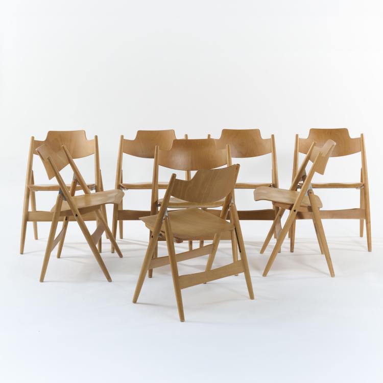 Bild 2 zu Objekt, Acht Klappst&uuml;hle 'SE 18', 1953 (Entwurf), Egon Eiermann, Wilde & Spieth, Esslingen, 179A 209