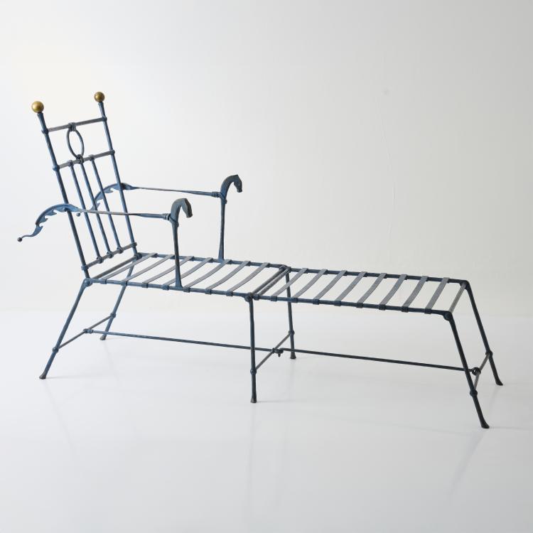Bild 2 zu Objekt, Two-part lounger, c. 1989, Stefan Herzog, Werkstatt Herzog, Stefan, M&uuml;nchen / Munich, 179A 402