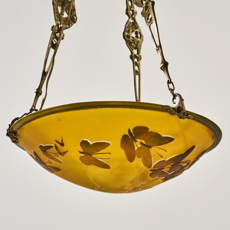 Bild 2 zu Objekt, Deckenleuchte 'Papillons', 1925-36, Gall&eacute;, Nancy, 180A 63