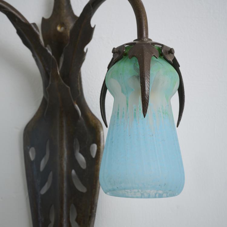 Bild 3 zu Objekt, Zwei Wandappliken 'Pissenlit', um 1910, Daum Fr&egrave;res, Nancy, 180A 14