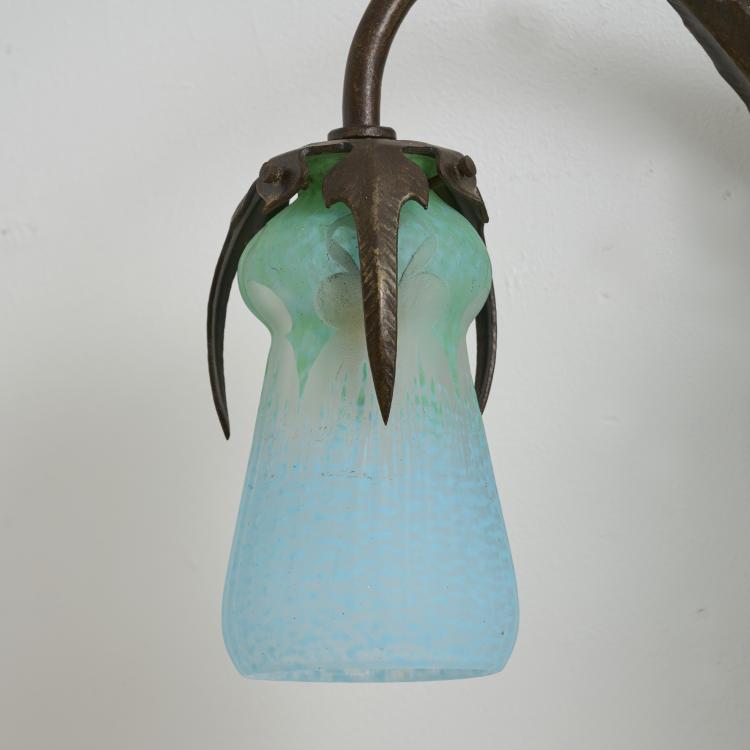 Bild 4 zu Objekt, Zwei Wandappliken 'Pissenlit', um 1910, Daum Fr&egrave;res, Nancy, 180A 14