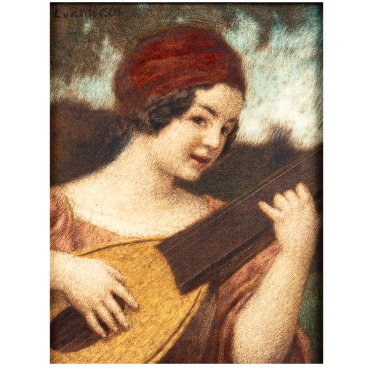 Bild 1 zu Objekt, Lute player, c. 1900, Ludwig von Zumbusch, 180A 143