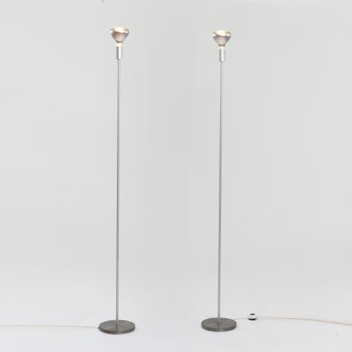 Two floor lamps from the HfG Ulm, around 1955 (design)