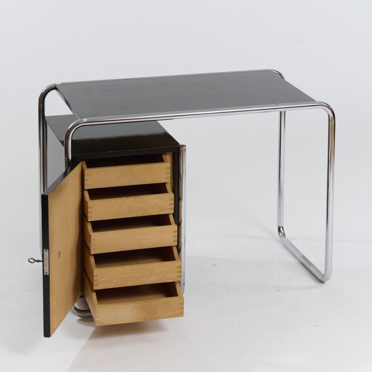Bild 3 zu Objekt, Typewriter table 'B-21/1', 1930/31 (design), Marcel Breuer, Thonet, Frankenberg, 179A 48