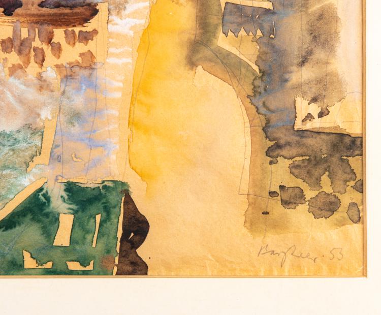 Bild 1 zu Objekt, 'Forio nach dem Regen', 1953, Eduard Bargheer, 179C 754