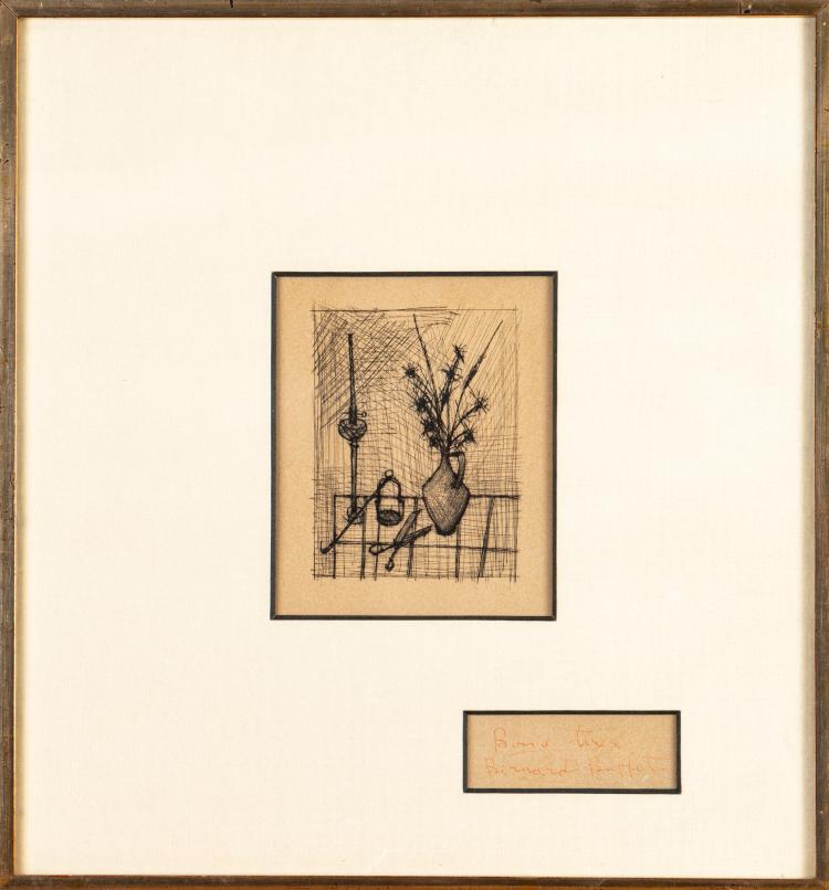 Bild 1 zu Objekt, Blatt aus 'Chants de Maldoror', 1952, Bernard Buffet, 179C 775