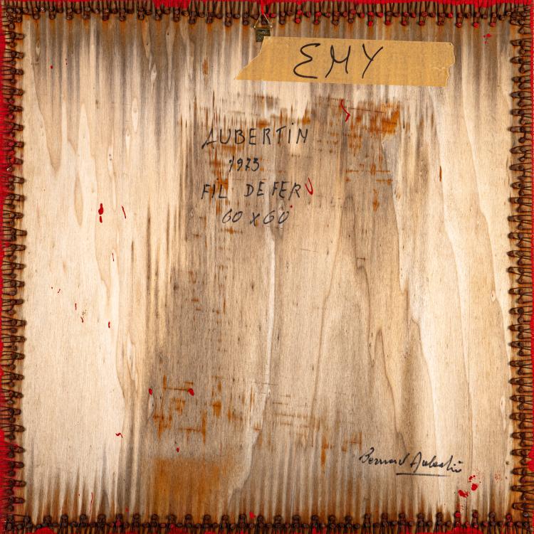 Bild 1 zu Objekt, 'Fil de fer sur table', 1973, Bernard Aubertin, 179C 720