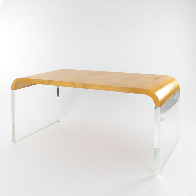 Bild 1 zu Objekt, Schreibtisch, 1980er Jahre, Heino Stamm, Tura, Mailand / Milan ; M&ouml;belwerkstatt f&uuml;r Acrylglas, Innsbruck, 179A 379