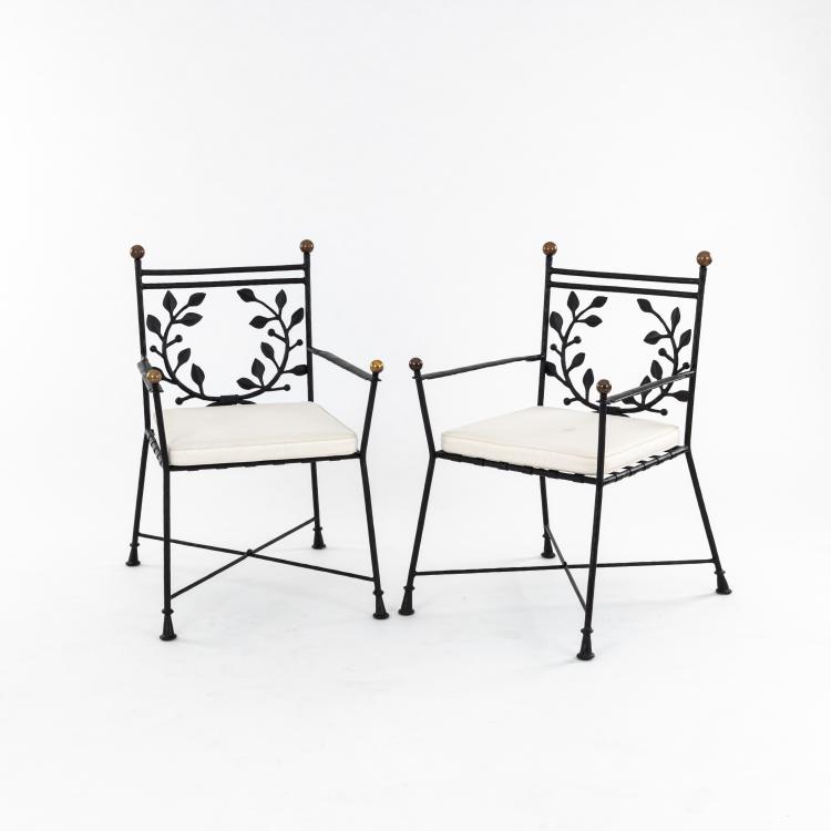 Hauptbild zu Objekt, Two chairs, 1980s, Stefan Herzog, Werkstatt Herzog, Stefan, M&uuml;nchen / Munich, 179A 401