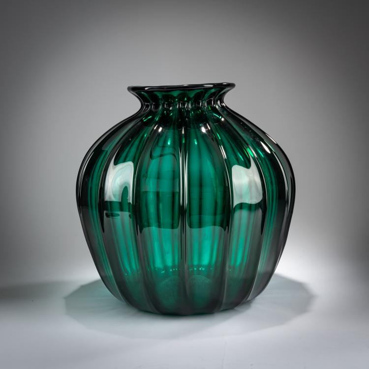 Hauptbild zu Objekt, Vase 'Costellato', um 1925, Napoleone Martinuzzi (zugeschrieben), Venini, Murano (zugeschrieben), 179B 495