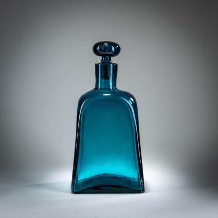 Hauptbild zu Objekt, Gro&szlig;e Flasche mit Stopfen, 1959, Paolo Venini, Venini, Murano, 179B 535