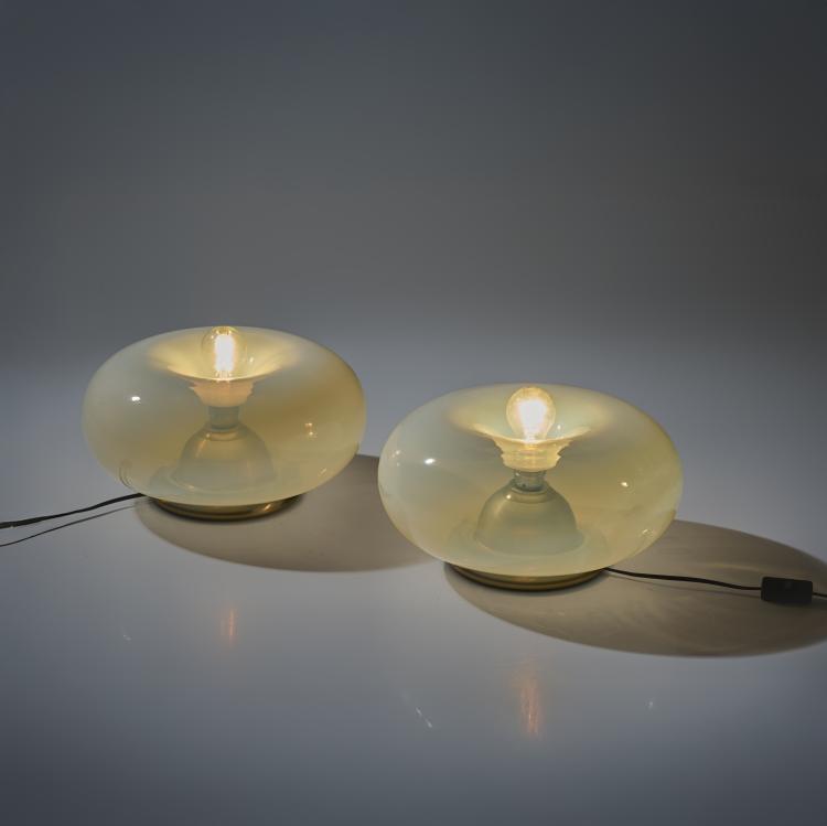 Hauptbild zu Objekt, Two table lights 'Panta', c. 1970, Giusto Toso, Leucos, Mailand / Milan, 179A 335