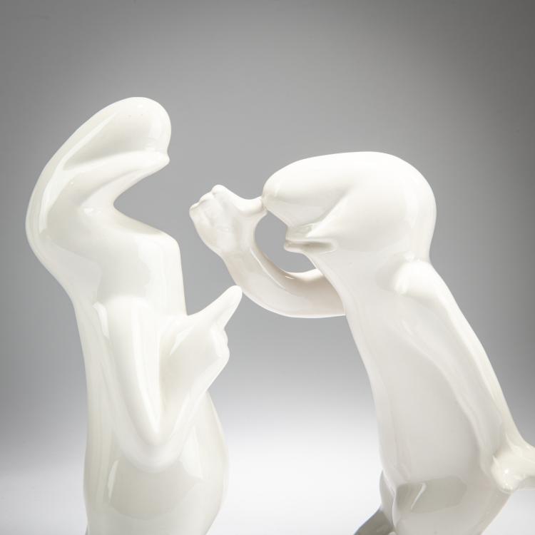 Bild 1 zu Objekt, Six Figures 'La Linea', 1968/69, Osvaldo Cavandoli, Lagostina, Massimo, Omegna, 179A 158