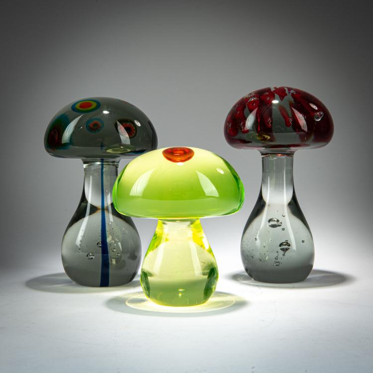 Hauptbild zu Objekt, Three Mushrooms, around 1960, Gino Cenedese, Cenedese, Gino, Murano, 179B 633