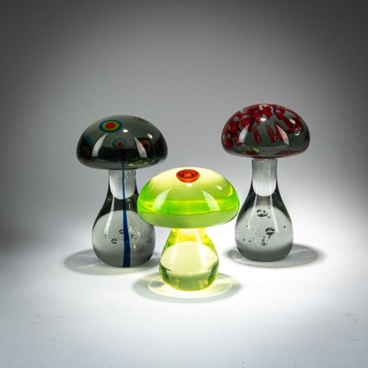 Bild 2 zu Objekt, Three Mushrooms, around 1960, Gino Cenedese, Cenedese, Gino, Murano, 179B 633