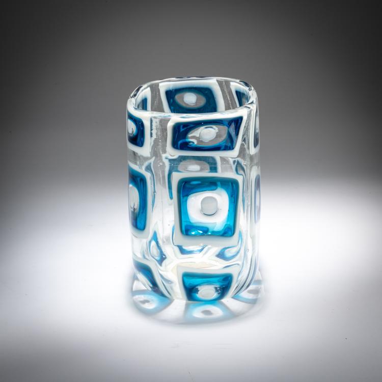 Bild 1 zu Objekt, Vase 'Dorico acquamare', 1960, Ercole Barovier, Barovier & Toso, Murano, 179B 473