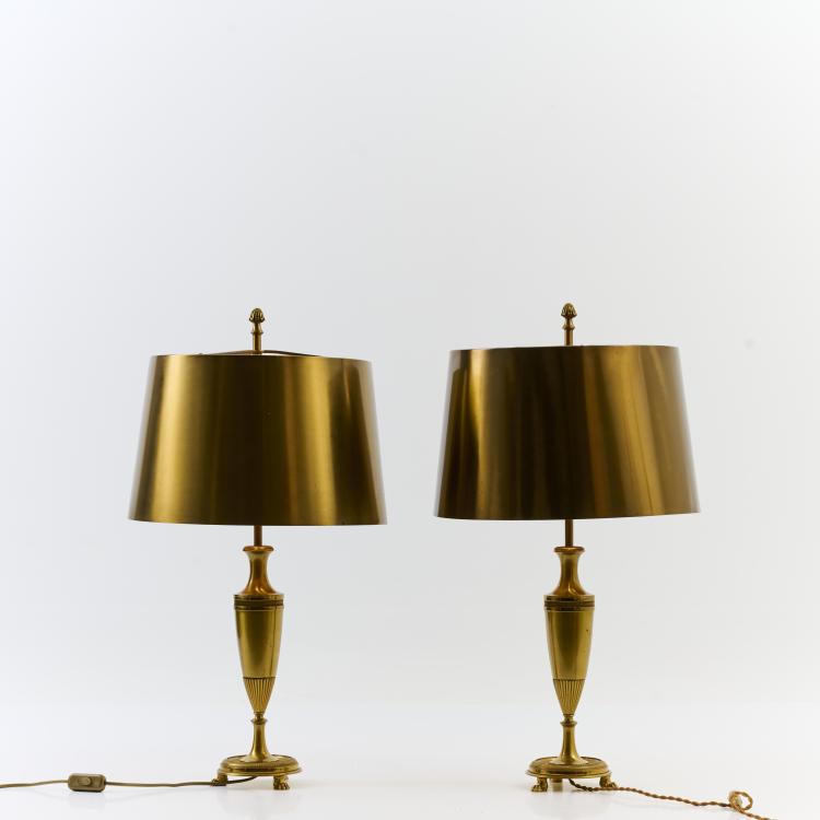 Bild 1 zu Objekt, Zwei Tischleuchten, 1970er Jahre, Maison Charles, Charles & Fils, Paris, 179A 330