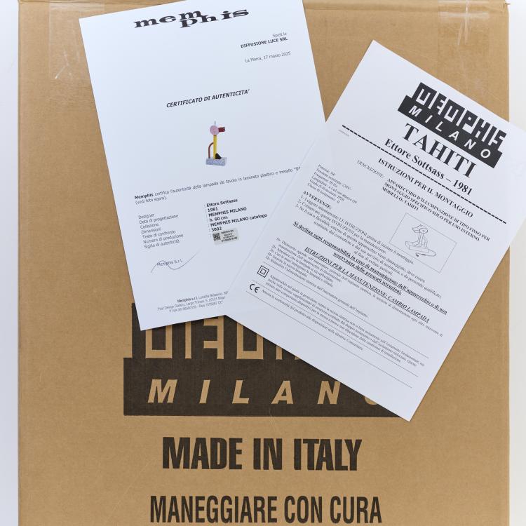 Bild 6 zu Objekt, Tischleuchte 'Tahiti', 1981 (Entwurf), Ettore Sottsass, Memphis, Mailand / Milan, 179A 382