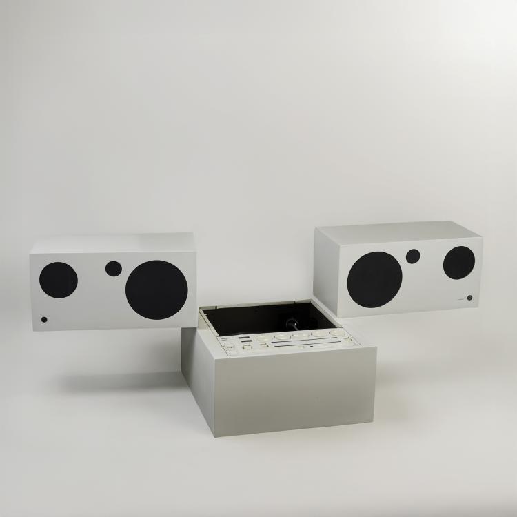 Bild 1 zu Objekt, Stereoanlage mit Plattenspieler 'RR 130 Fo/St - Totem', 1970, Mario Bellini, Brionvega, Mailand/Milan, 179A 12
