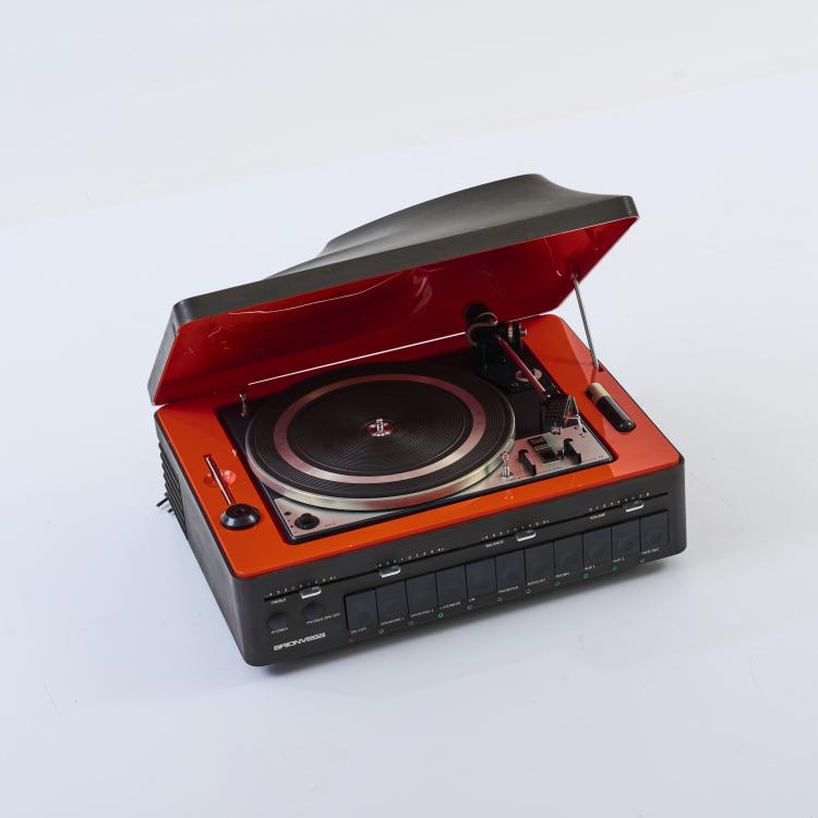 Bild 3 zu Objekt, Plattenspieler 'Fonoamplificatore Concetto 101', 1974 (Entwurf), Roberto Lucci,Paolo Orlandini,Marco Zanuso Jr., Brionvega, Mailand / Milan, 179A 162