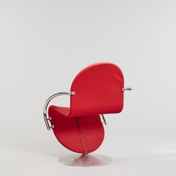 Bild 2 zu Objekt, Armlehnstuhl '123', 1973/74 (Entwurf), Verner Panton, Hansen, Fritz, Aller&oslash;d, 179A 20