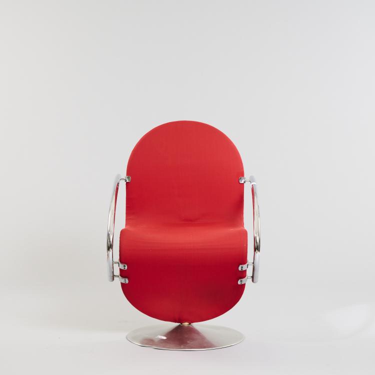 Bild 4 zu Objekt, Armlehnstuhl '123', 1973/74 (Entwurf), Verner Panton, Hansen, Fritz, Aller&oslash;d, 179A 20