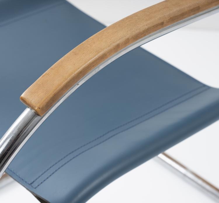 Bild 1 zu Objekt, Armlehnsessel 'MR 20', 1927 (Entwurf), Ludwig Mies van der Rohe, Thonet, Frankenberg (zugeschrieben/ attr.), 179A 53