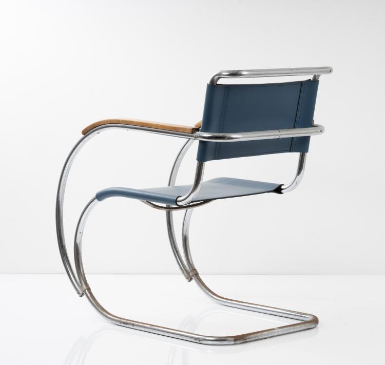 Bild 13 zu Objekt, Armlehnsessel 'MR 20', 1927 (Entwurf), Ludwig Mies van der Rohe, Thonet, Frankenberg (zugeschrieben/ attr.), 179A 53