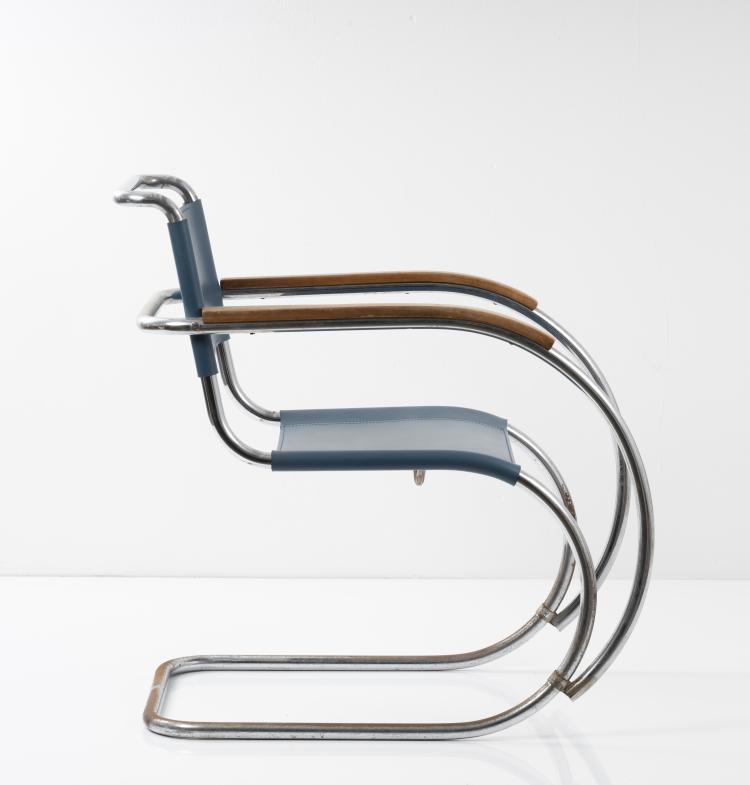 Bild 16 zu Objekt, Armlehnsessel 'MR 20', 1927 (Entwurf), Ludwig Mies van der Rohe, Thonet, Frankenberg (zugeschrieben/ attr.), 179A 53